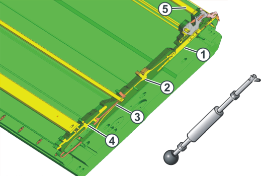 Nadelbett (Schematische Darstellung)