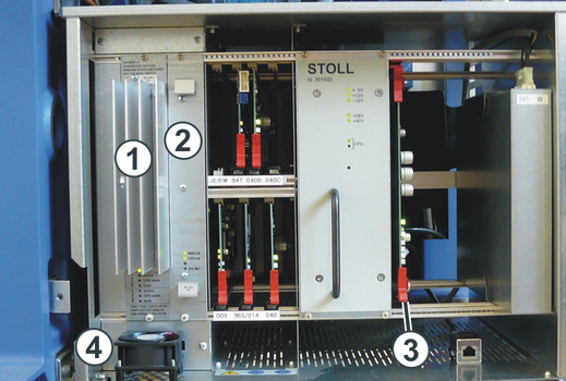 Right control cabinet