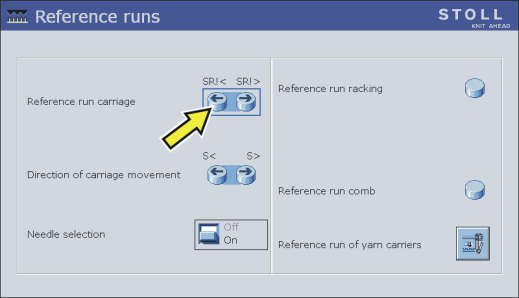 
                Reference runs window