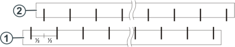 Home position of needle bed