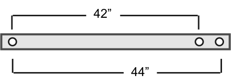 Coupling widths for CMS 822