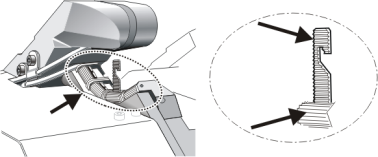 Clamping pinion