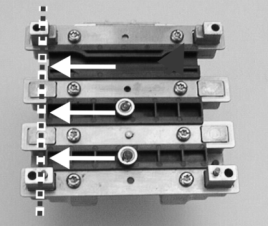 Contrôle de la position d'installation